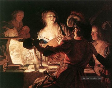  23 Galerie - Der verschwenderische Sohn 1623 Nachtkerzenlicht Gerard van Honthorst